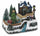 Villaggio Natalizio in Plastica con Luci e Suoni 20x14x16 cm Stazione Ferroviaria Soriani