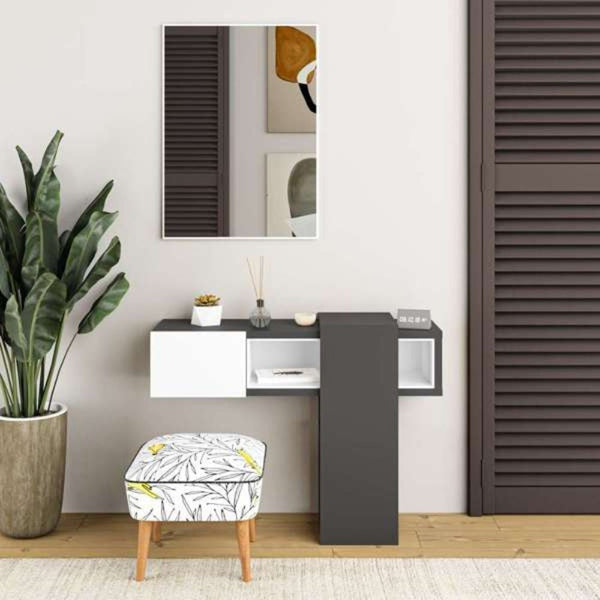 acquista Mobile ingresso Efes antracite bianco con specchio