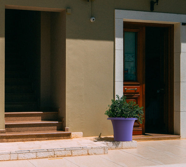 acquista Vaso Ø72x50 cm in Resina Arkema Tummy Vase Dove Grey