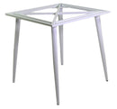 Base per Tavolo da Giardino 80x80 cm in Alluminio Las Vegas Bianco