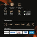 Bruciatore a Bioetanolo Smart App Inserto Automatico Camino Da Incasso Slim 100      