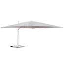 Ombrellone Decentrato da Giardino 2x3m in Alluminio Panna