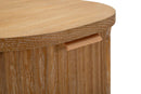 Comodino Goteborg 38x34,5x52 cm in Abete e MDF e Ferro      