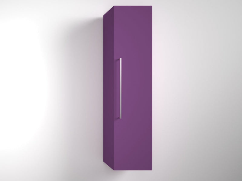 Mobile da Bagno a Colonna 1 Anta in Melaminico 35x32x160cm TFT Samoa Viola