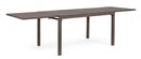 Tavolo Allungabile da Giardino 135-270x90x75h cm Pelagius Coffee