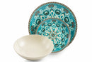 Servizio Piatti 18 Pezzi in Porcellana e Gres Villa d'Este Home Tivoli Cala Jondal