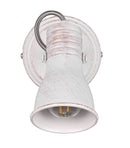 Applique da Interno Attacco E14 in Metallo Bianco antico