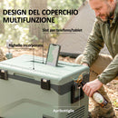 Frigorifero Portatile 72,6x42,2x50 cm Capacità 42,5L a Compressore con Controllo App Verde      