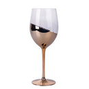 Set 6 Calici Chic in Vetro VdE Tivoli 1996 Trasparente e Bronze