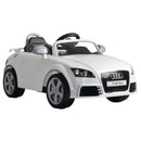 Macchina Elettrica per Bambini 12V con Licenza Audi TT Bianco