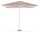 Ombrellone da Giardino 3x3 m Palo Ø48 mm in Alluminio e Poliestere Garden Grigio