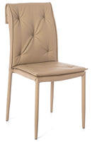 Set 4 Sedie 44x56x91 cm in Similpelle Tortora