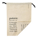 Sacchetto potato/patata 40x30 cm in Cotone VdE Tivoli 1996 Beige