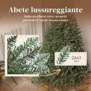 Albero di Natale Artificiale  210 cm 2641 Rami a Cerniera e Base in Metallo Verde      