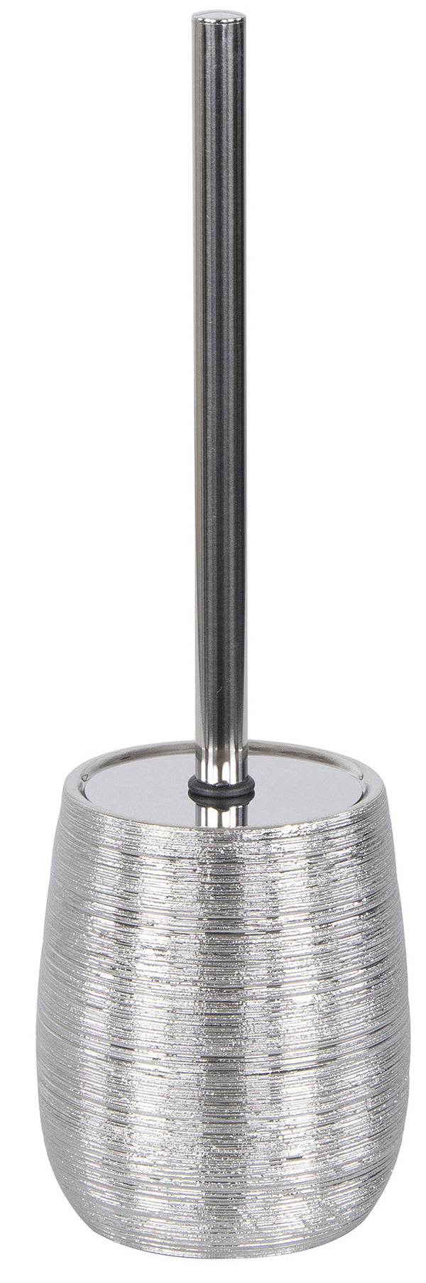 Porta Scopino Ø11,5x36 cm in Ceramica Cromato sconto