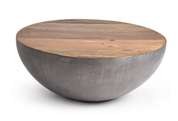 Tavolino Lancaster Grigio D90 in Legno Riciclato sconto