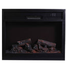 Camino Elettrico da Incasso Effetto Fiamma 75x62,5x18 cm 1500W Sined Panarea Nero