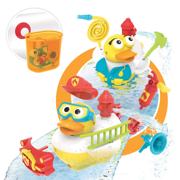 prezzo Anatra per Bagnetto con Accessori Yookidoo Jet Duck Create Firefighter 40172