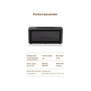 Camino a Vapore da Tavolo Nettuno Serbatoio 250 ml Fiamma Multicolore Nero