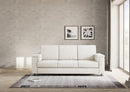 Divano 3 Posti 208x85x85 cm Marrak in Tessuto Latte