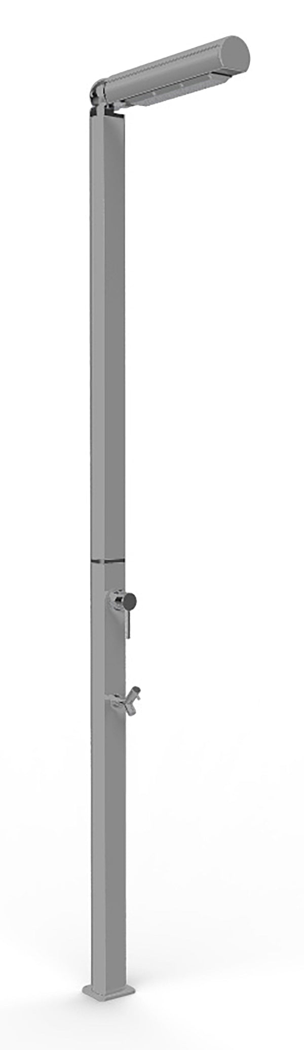 online Doccia da Giardino Miscelatore e Lavapiedi Arkema Quick Alluminio Satinato