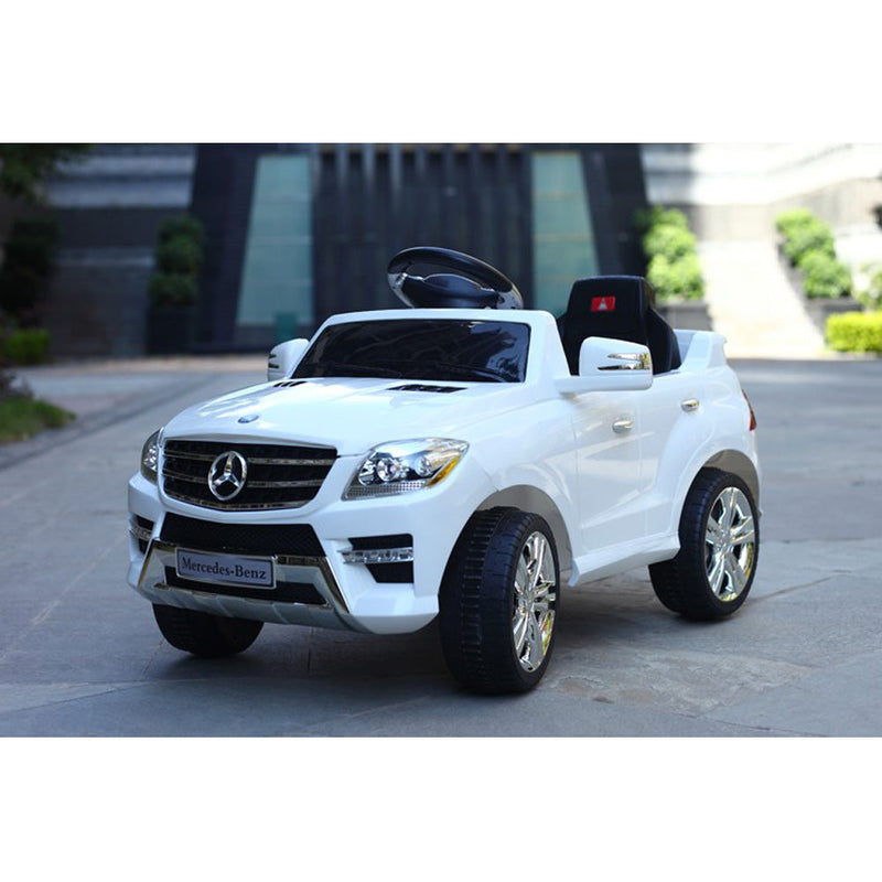 Macchina Elettrica per Bambini 6V con Licenza Mercedes Benz ML350 Bianca