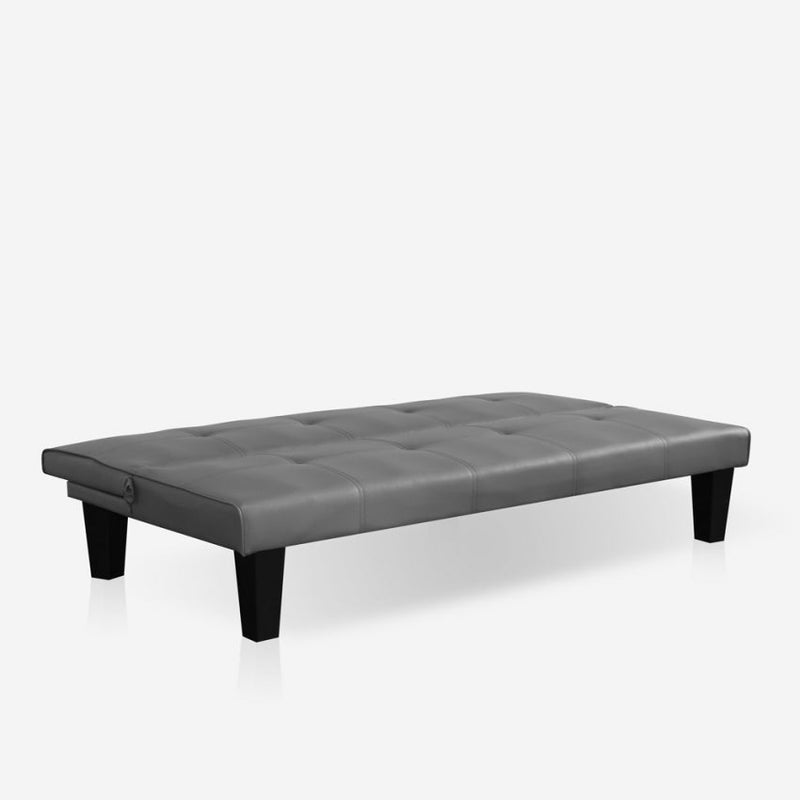 Divano Letto Clic Clac 166x76x71 cm in Similpelle Grigio