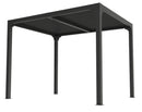 Pergola da Giardino 2,4x3x2,35 m in Alluminio Grigio Antracite 