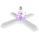 Lampadina Antizanzare LED UV a Ventaglio Pieghevole