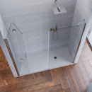 Porta Parete Doccia 1 Anta a Libro in Cristallo Trasparente 6mm H195 Bonussi Lorena Varie Misure