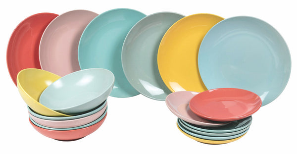 Servizio Piatti 18 Pezzi in Gres Villa d'Este Home Tivoli South Beach prezzo