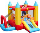 Castello Giostra Gonfiabile con Pompa Happy Hop 4 in 1