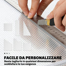 Set 10 Lastre Alveolari 120x60 cm Anti-UV Tagliabili per Serre e Pensiline Tettoie in Policarbonato Trasparente      