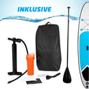 SUP Tavola Stand up Paddling Board Gonfiabile con Pagaia e Kit di riparazione Dunlop
