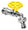Rubinetto a Sfera per Fontana da Giardino con Fiore Colorato Belfer RUB/029 Giallo