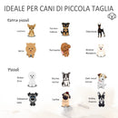 Divano per Animali Domestici con Vano Portaoggetti Nero e Bianco 57x34x36 cm 