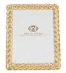 Cornice Ropy Oro 25x2x30 cm in Poliresina e Vetro Oro