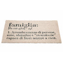 Zerbino "famiglia" 70x1,5x40 cm in Cocco e PVC VdE Tivoli 1996 