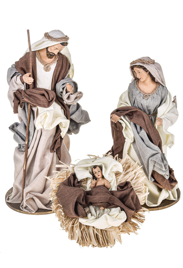 sconto Natività 3 Personaggi H36,20 cm in Resina