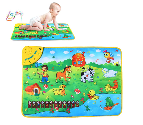 Tappeto musicale pr Bambini 75x50 cm gioco interattivo con melodie e suoni acquista
