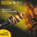 Spazzola Piastra e Arricciacapelli 3 in 1 25W Kooper Nero e Oro