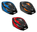 Casco Aerodinamico per Bambini Misura 58-61 cm con Fori di Aerazione Arancio o Rosso o Blu