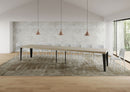 Tavolo Allungabile 180-440x90x77 cm Flame Premium Cashmere Telaio Antracite