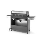 Barbecue a Gas GPL 6 Fuochi + 1 Fornello Laterale Ompagrill Indianapolis 7/B in Acciaio Inox