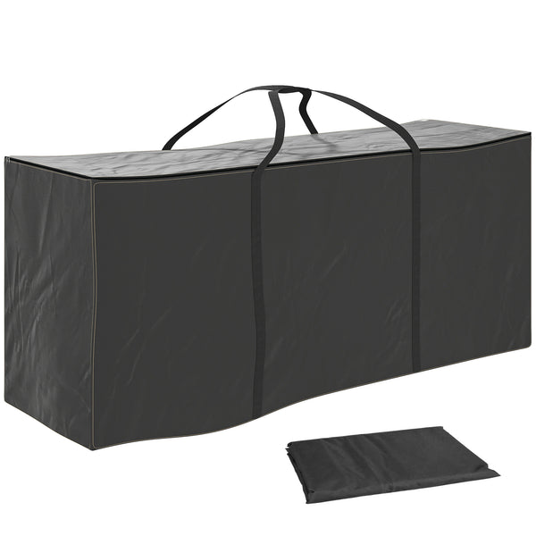 acquista Borsa Portaoggetti Impermeabile 175x55x75 cm Capacità 720L con Maniglie in Tessuto Oxford 600D Nero