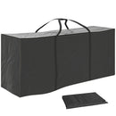 Borsa Portaoggetti Impermeabile 175x55x75 cm Capacità 720L con Maniglie in Tessuto Oxford 600D Nero 