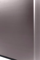 Pattumiera Alta 54L Interno Esterno Keter Verto Recycle 43,5x26,5x68,7 cm con Bordo Copri Sacco in Plastica Rosa Perla      