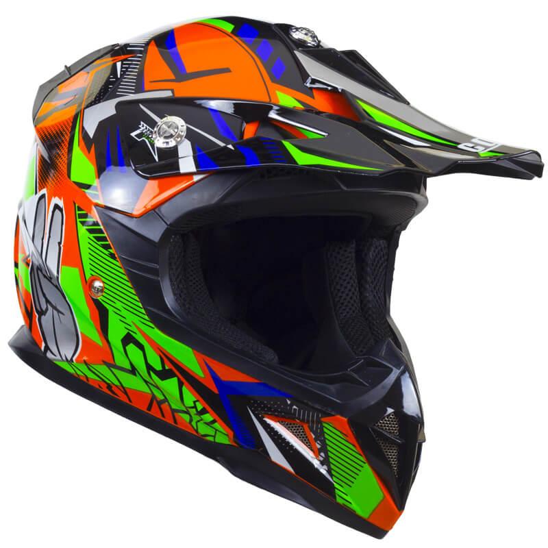 Casco Integrale per Bambino da Moto Cross CGM 209G Winner Arancione YS - (47-48 cm)