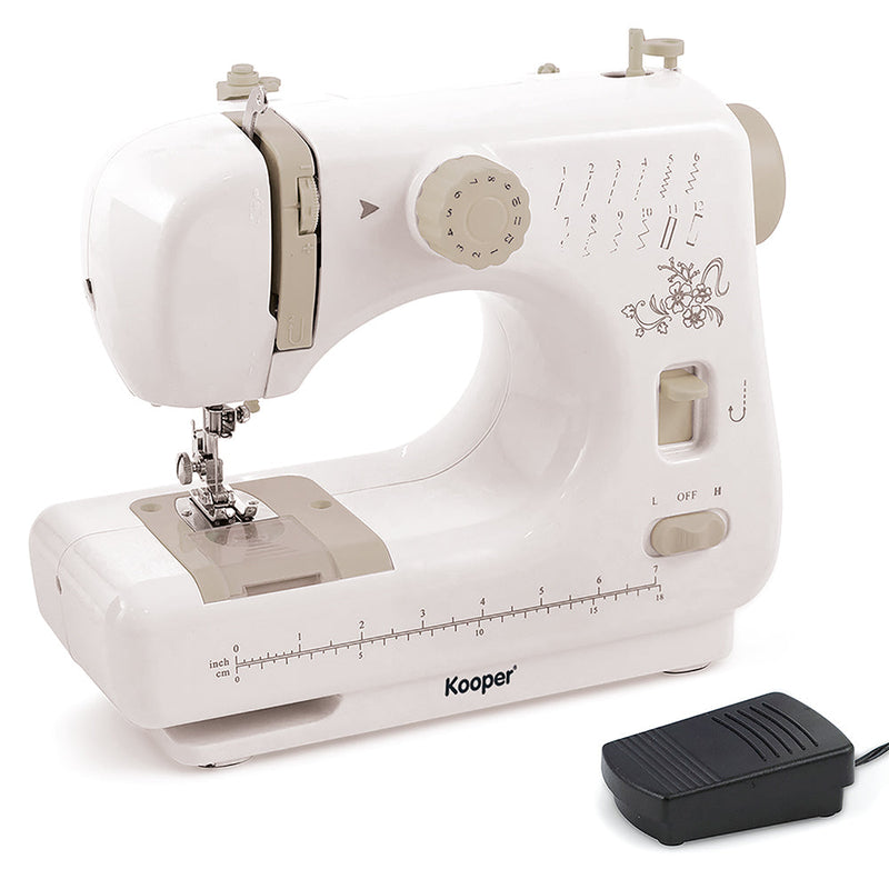 Macchina per Cucire Grande Kooper Matilda Bianco e Grigio