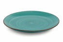 Set 6 Piatti Piani in Gres Turchese Villa d'Este Home Tivoli New Baita
